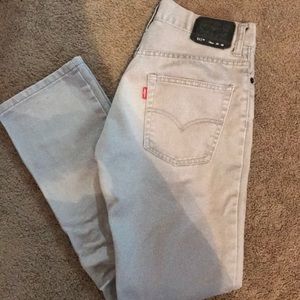 Boys Levi silver jeans